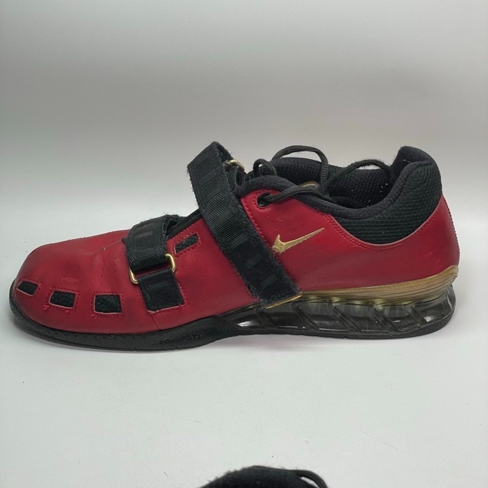 Nike Romaleos 2 Men's Weightlifting Shoes, Size 12.5 Red/Gold/Black - Picture 5 of 8